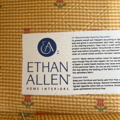 ETHAN ALLEN ~ Mustard Love Seat ~ * Read Details