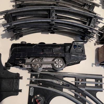 2001 Vintage O Gauge Marx Die cast Metal Steam Engine Train Set