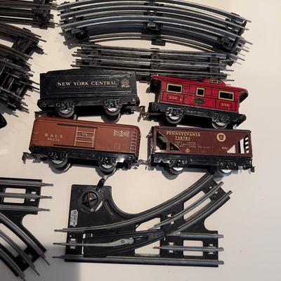 2001 Vintage O Gauge Marx Die cast Metal Steam Engine Train Set