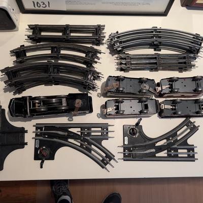 2001 Vintage O Gauge Marx Die cast Metal Steam Engine Train Set