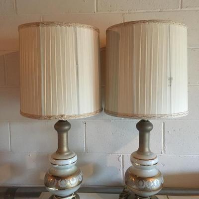 Tall MCM lamps set