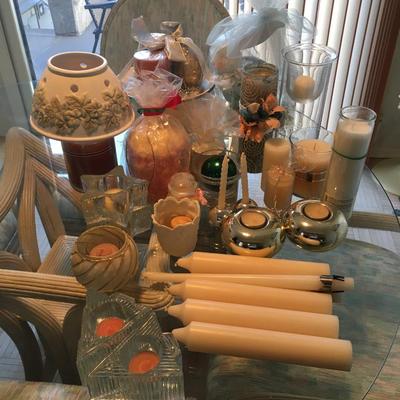 Huge candle assortment