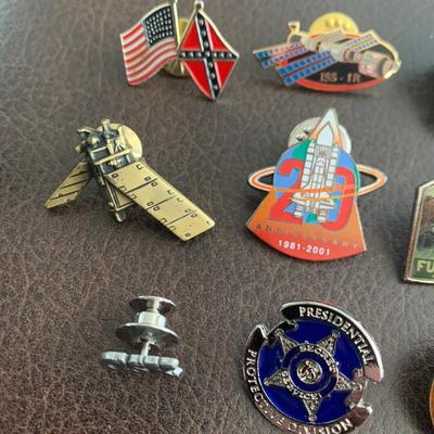Collectors Pins NASA Patriotic Civil War +++