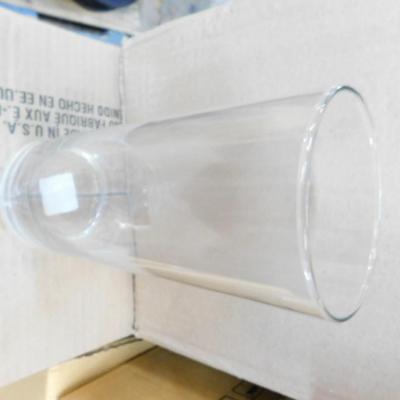 1 Box of Clear Glass Cylindrical Tall Vase Table Centerpiece 12 pcs per Box New Choice A (#52)