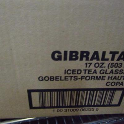 Libbey (#15252)- Gibraltar 17 Ounce Iced Tea Glass- 2 Dozen Per Box- 4 Boxes (8 Dozen Total) (#34-D)