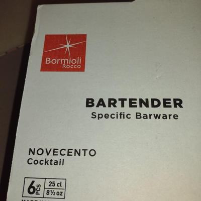 2 Boxes of Bormioli Wine Glasses 6 Doz. Total