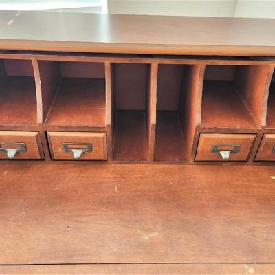 Lot #182  Contemporary Drop Front Desk - 1 drawer