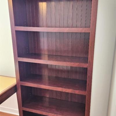 Lot #187 Contemporary Bookcase, 5 adjustable shelves