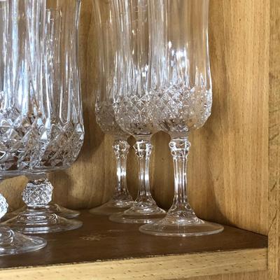 LOT 95M: Cristal d'Arques Glassware