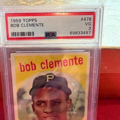 Bob Clemente 1959 card