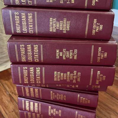 Set of 10 Shepard's Louisiana Citations Supreme & Appellate Court Reports Law Books