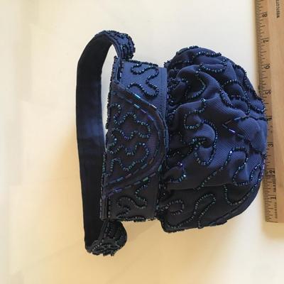 Pair of sequin evening bags