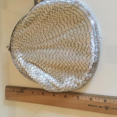 Pair of sequin evening bags