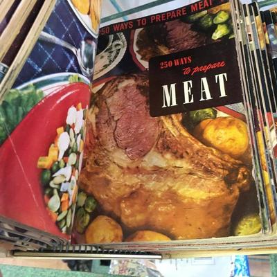Large vintage cookbook collection