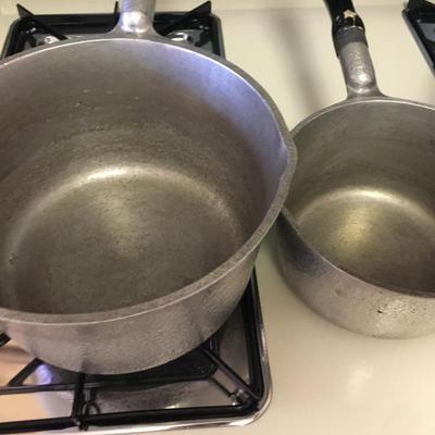 Vintage set of aluminum