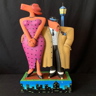 “The Gumshoe & The Dame” Sculpture by Markus Pierson, Signed & Numbered (FR-HS)