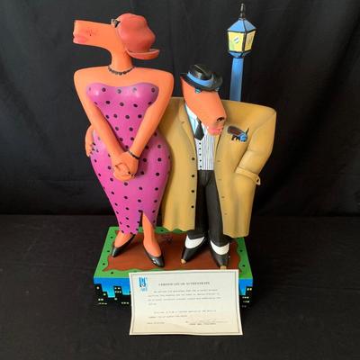 “The Gumshoe & The Dame” Sculpture by Markus Pierson, Signed & Numbered (FR-HS)