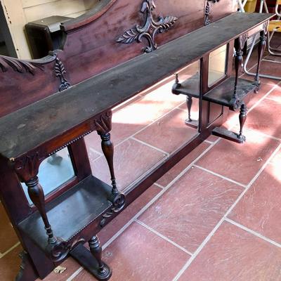 Rococo? Antique bar top/ mantle topper