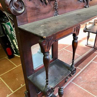 Rococo? Antique bar top/ mantle topper