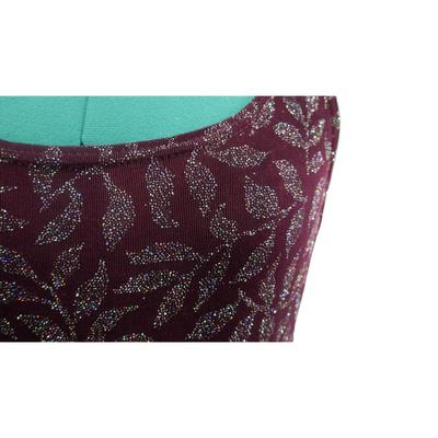 Vintage Burgundy Sparkly Dress 