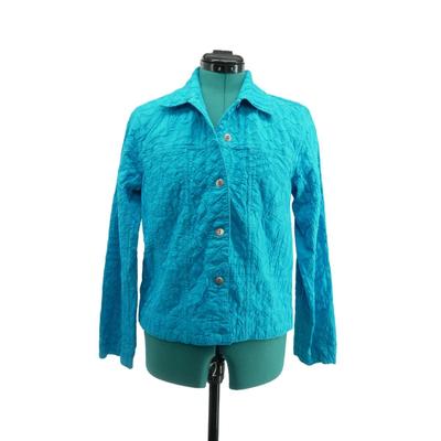 Turquoise Chico's Coat S
