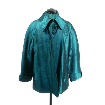 Teal Chico's Coat