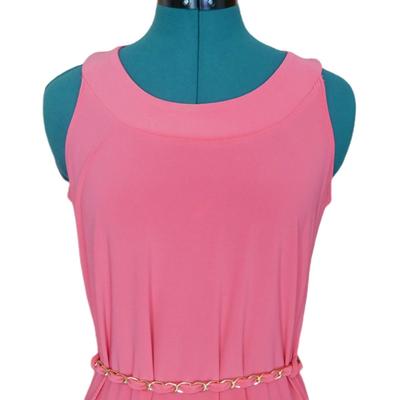 Nina Leonard Pink Dress S