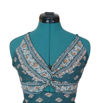 Teal Summer Top M