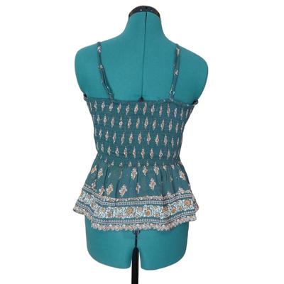Teal Summer Top M