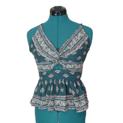 Teal Summer Top M
