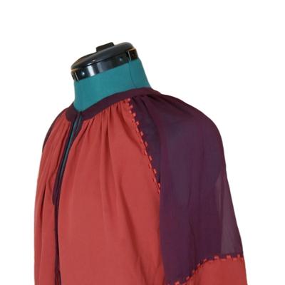 Orange and Purple Blouse M