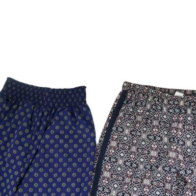 Patterned Bohemian Palazzo Bottoms M