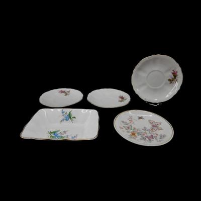 Assorted Vintage Trinket Dishes and Saucer