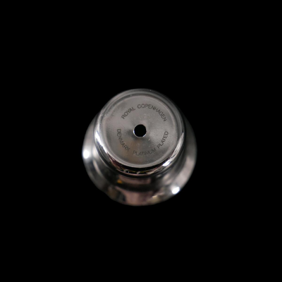 Set of Platinum Royal Copenhagen Candlesticks 