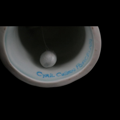 Pair of Cyril Cullen Porcelain Bells