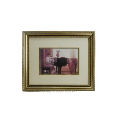 Framed Prints of Child and Woman with Piano
