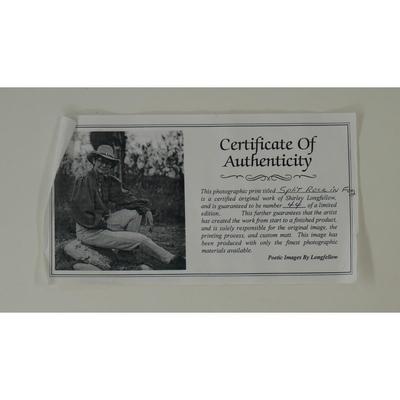 "Split Rock in Fog" by Shirley Longfellow Signed Limited Edition Photograph