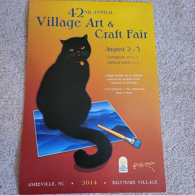 Eight Biltmore Village Art and Craft Fair Posters (UR-DW)
