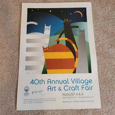 Eight Biltmore Village Art and Craft Fair Posters (UR-DW)