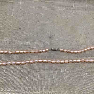 Beautiful Peach color Pearl Necklace