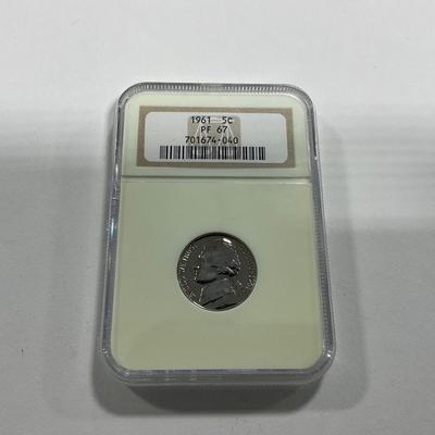 -35- COINS | 1961 Jefferson Nickel PF67