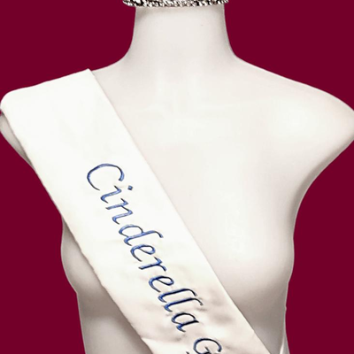 Authentic Beauty Pageant Sash & Crown  #14