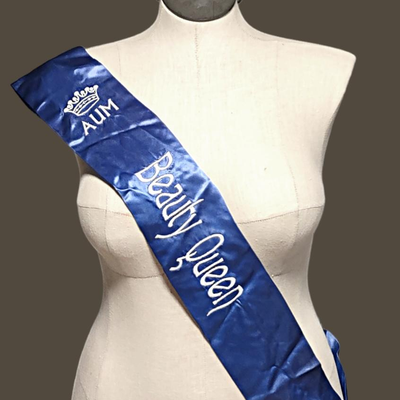 Authentic Beauty Pageant Sash & Crown #11