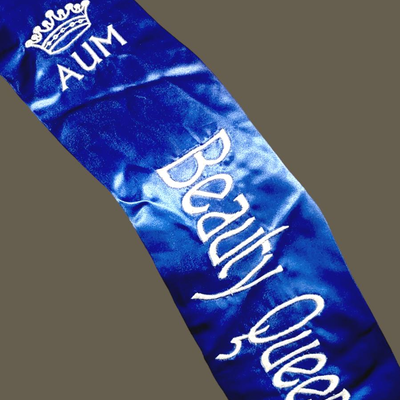 Authentic Beauty Pageant Sash & Crown #11