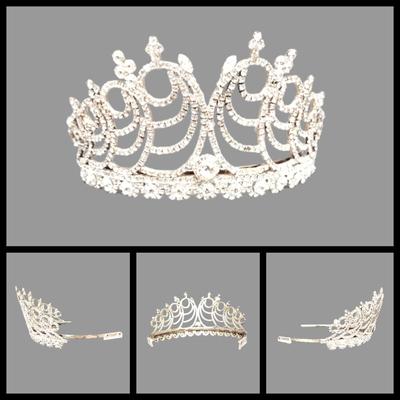 Authentic Beauty Pageant Sash & Crown #8