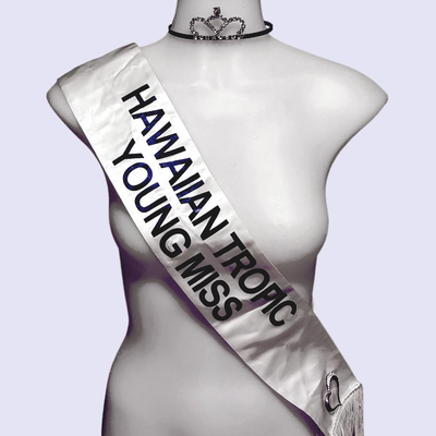 Authentic Beauty Pageant Sash & Crown #5