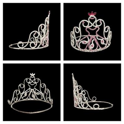 Authentic Beauty Pageant Sash & Crown #3