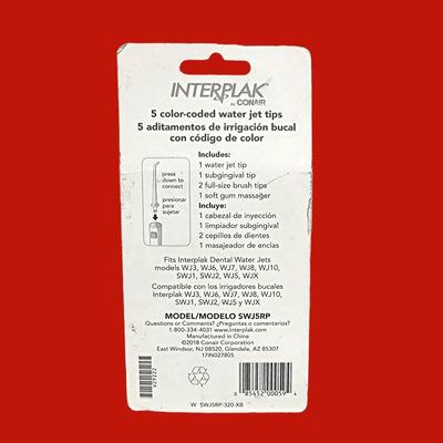 Interplak Compact Water Flossing System & 5 Dental Water Tips