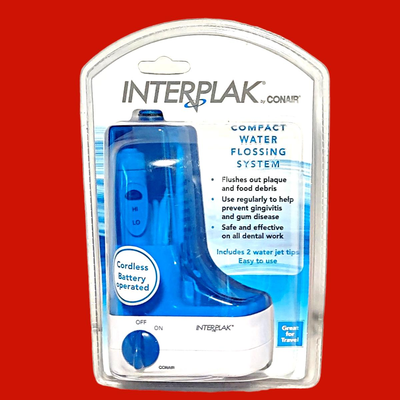 Interplak Compact Water Flossing System & 5 Dental Water Tips