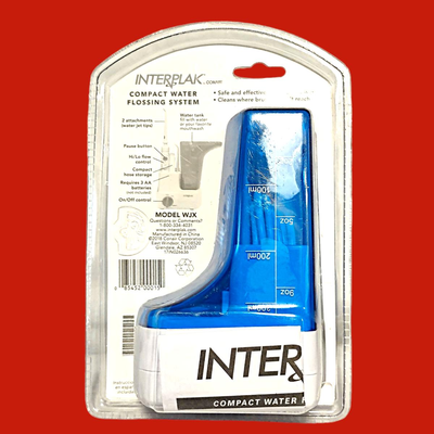 Interplak Compact Water Flossing System & 5 Dental Water Tips